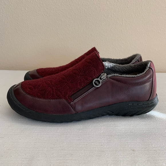 JBU by Jambu Crimson Wine Vegan Flat Oxford Woman’s 9M - Picture 5 of 12